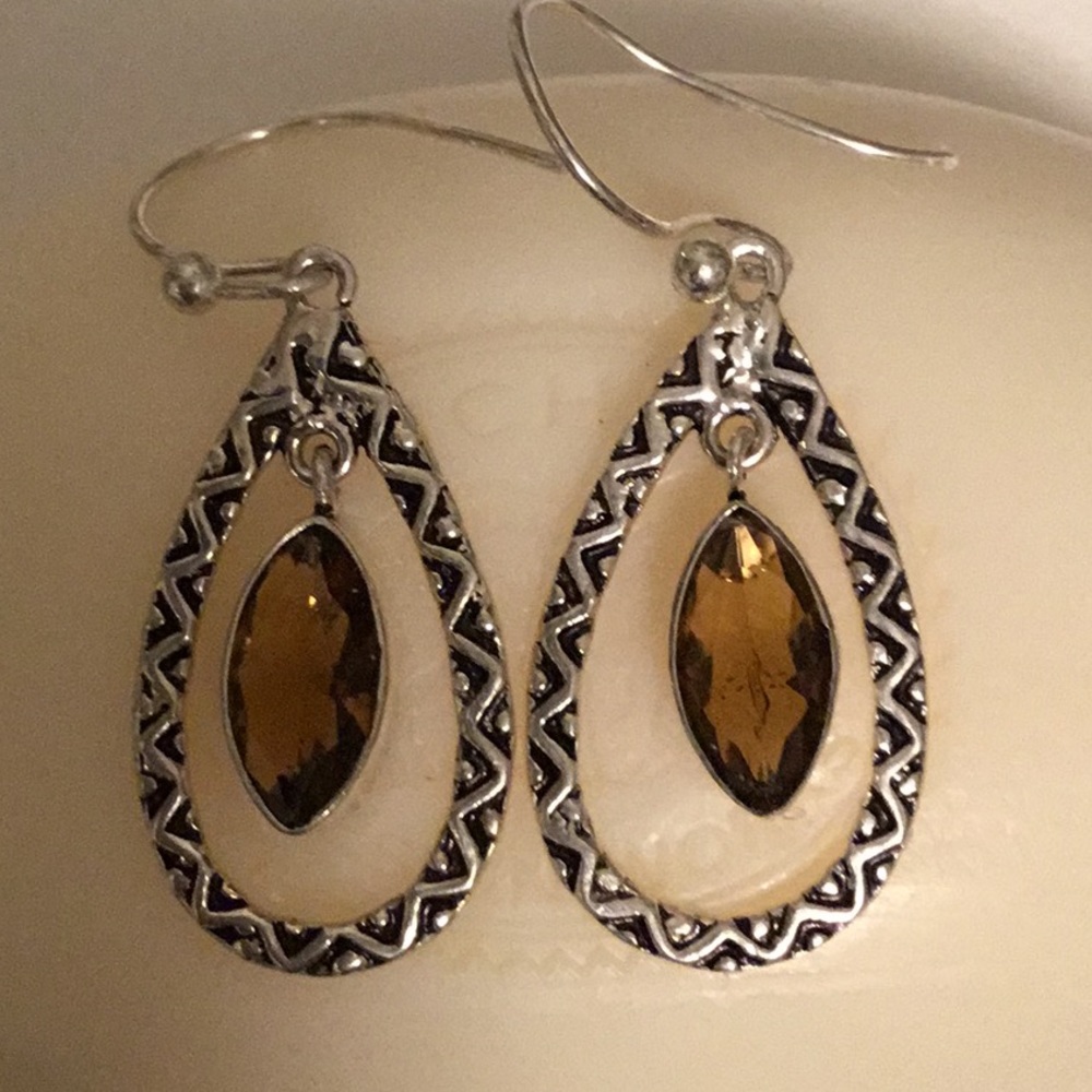 SOLD. SMOKEY TOPAZ 925 SILVER SOLD